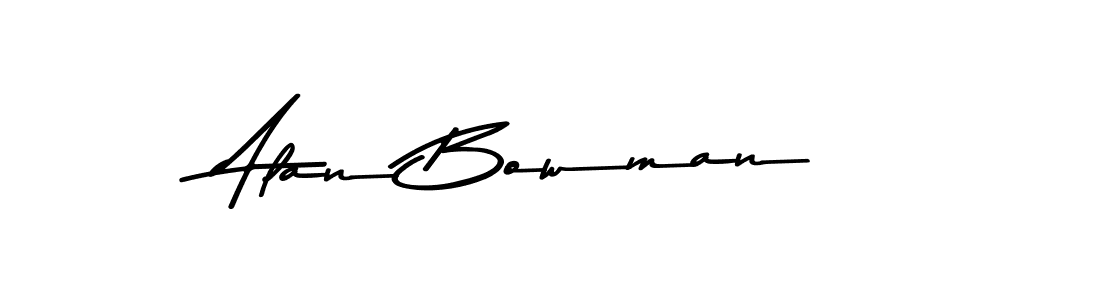 How to make Alan Bowman signature? Asem Kandis PERSONAL USE is a professional autograph style. Create handwritten signature for Alan Bowman name. Alan Bowman signature style 9 images and pictures png