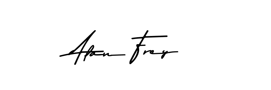 You should practise on your own different ways (Asem Kandis PERSONAL USE) to write your name (Alan Frey) in signature. don't let someone else do it for you. Alan Frey signature style 9 images and pictures png