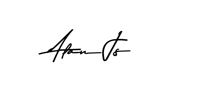 The best way (Asem Kandis PERSONAL USE) to make a short signature is to pick only two or three words in your name. The name Alan Js include a total of six letters. For converting this name. Alan Js signature style 9 images and pictures png