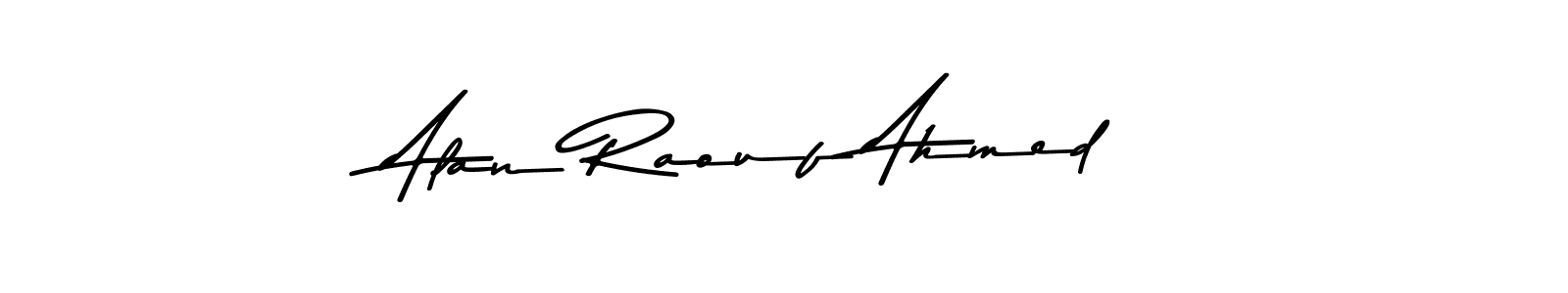 Similarly Asem Kandis PERSONAL USE is the best handwritten signature design. Signature creator online .You can use it as an online autograph creator for name Alan Raouf Ahmed. Alan Raouf Ahmed signature style 9 images and pictures png