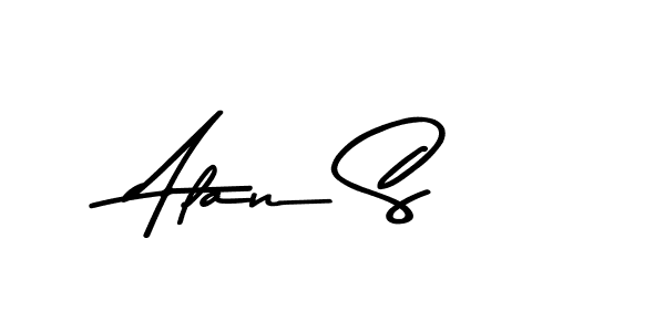 Design your own signature with our free online signature maker. With this signature software, you can create a handwritten (Asem Kandis PERSONAL USE) signature for name Alan S. Alan S signature style 9 images and pictures png