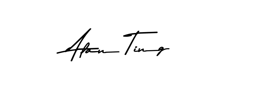 Design your own signature with our free online signature maker. With this signature software, you can create a handwritten (Asem Kandis PERSONAL USE) signature for name Alan Ting. Alan Ting signature style 9 images and pictures png
