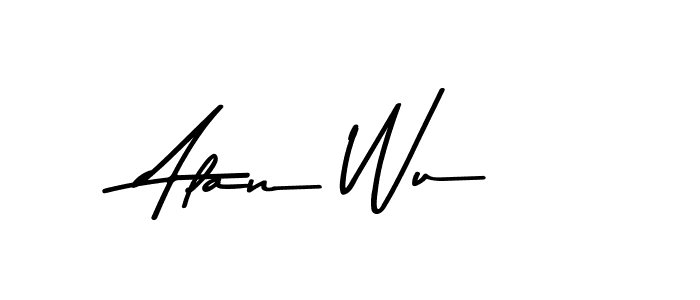 This is the best signature style for the Alan Wu name. Also you like these signature font (Asem Kandis PERSONAL USE). Mix name signature. Alan Wu signature style 9 images and pictures png