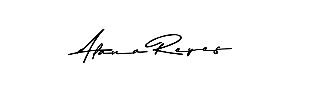 You should practise on your own different ways (Asem Kandis PERSONAL USE) to write your name (Alana Reyes) in signature. don't let someone else do it for you. Alana Reyes signature style 9 images and pictures png