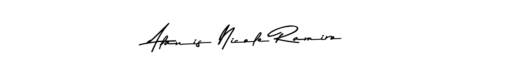 See photos of Alanis Nicole Ramiro official signature by Spectra . Check more albums & portfolios. Read reviews & check more about Asem Kandis PERSONAL USE font. Alanis Nicole Ramiro signature style 9 images and pictures png