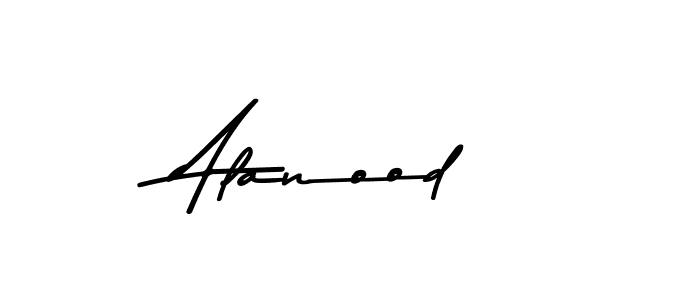 This is the best signature style for the Alanood name. Also you like these signature font (Asem Kandis PERSONAL USE). Mix name signature. Alanood signature style 9 images and pictures png
