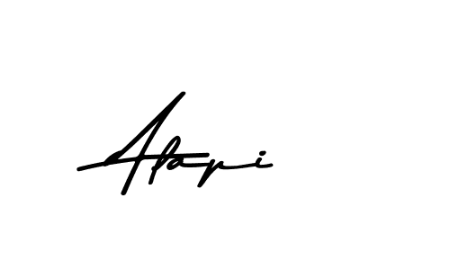 Create a beautiful signature design for name Alapi. With this signature (Asem Kandis PERSONAL USE) fonts, you can make a handwritten signature for free. Alapi signature style 9 images and pictures png
