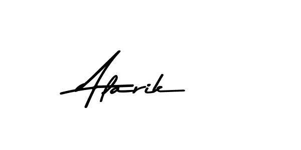 Create a beautiful signature design for name Alarik. With this signature (Asem Kandis PERSONAL USE) fonts, you can make a handwritten signature for free. Alarik signature style 9 images and pictures png