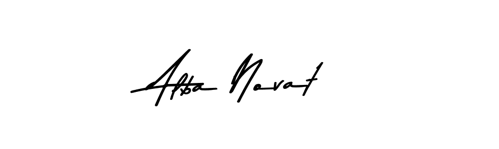 Make a beautiful signature design for name Alba Novat. Use this online signature maker to create a handwritten signature for free. Alba Novat signature style 9 images and pictures png