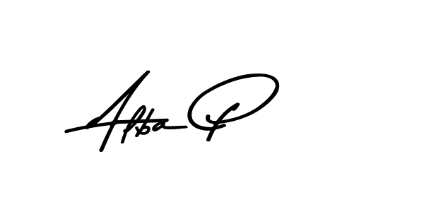 You can use this online signature creator to create a handwritten signature for the name Alba P. This is the best online autograph maker. Alba P signature style 9 images and pictures png