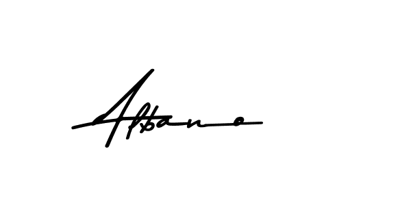 Make a beautiful signature design for name Albano. Use this online signature maker to create a handwritten signature for free. Albano signature style 9 images and pictures png