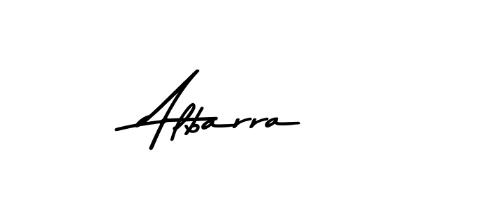 Design your own signature with our free online signature maker. With this signature software, you can create a handwritten (Asem Kandis PERSONAL USE) signature for name Albarra. Albarra signature style 9 images and pictures png