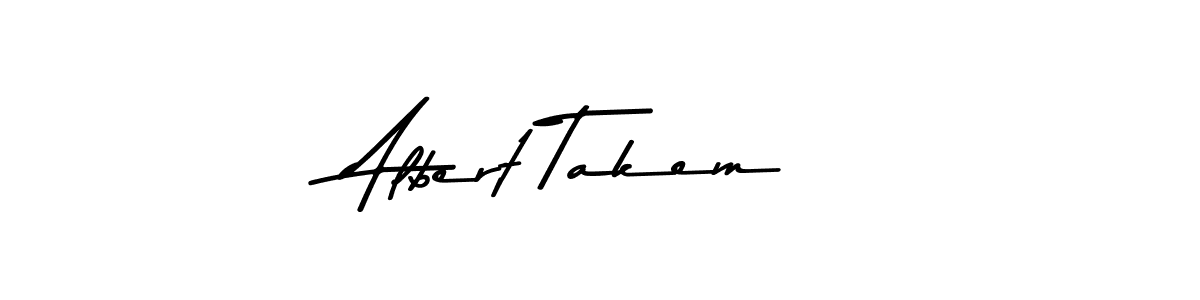 Create a beautiful signature design for name Albert Takem. With this signature (Asem Kandis PERSONAL USE) fonts, you can make a handwritten signature for free. Albert Takem signature style 9 images and pictures png