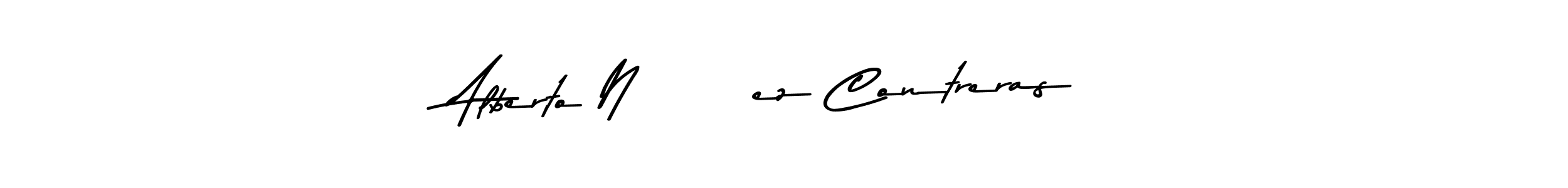 How to make Alberto NÚÑez Contreras signature? Asem Kandis PERSONAL USE is a professional autograph style. Create handwritten signature for Alberto NÚÑez Contreras name. Alberto NÚÑez Contreras signature style 9 images and pictures png
