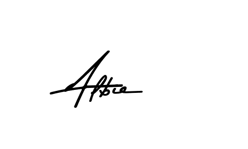 if you are searching for the best signature style for your name Albie. so please give up your signature search. here we have designed multiple signature styles  using Asem Kandis PERSONAL USE. Albie signature style 9 images and pictures png