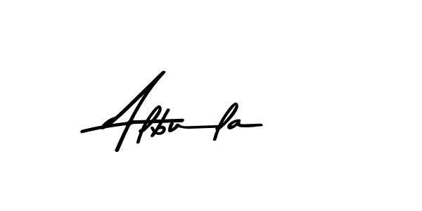 How to make Albula name signature. Use Asem Kandis PERSONAL USE style for creating short signs online. This is the latest handwritten sign. Albula signature style 9 images and pictures png