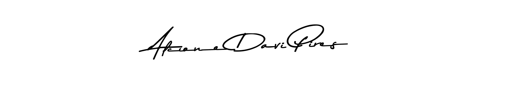The best way (Asem Kandis PERSONAL USE) to make a short signature is to pick only two or three words in your name. The name Alcione Davi Pires include a total of six letters. For converting this name. Alcione Davi Pires signature style 9 images and pictures png