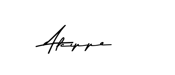 How to make Alcippe name signature. Use Asem Kandis PERSONAL USE style for creating short signs online. This is the latest handwritten sign. Alcippe signature style 9 images and pictures png