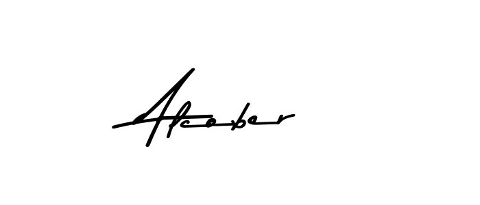 How to Draw Alcober signature style? Asem Kandis PERSONAL USE is a latest design signature styles for name Alcober. Alcober signature style 9 images and pictures png