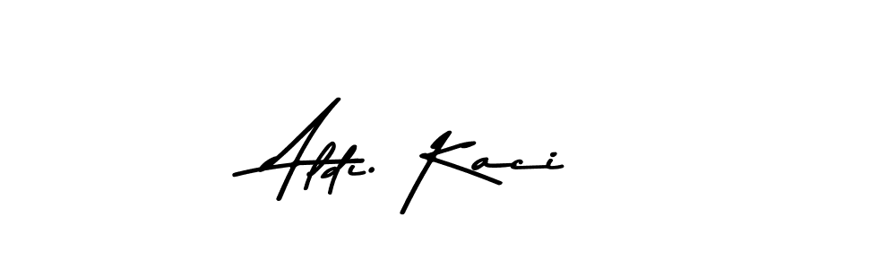 How to make Aldi. Kaci name signature. Use Asem Kandis PERSONAL USE style for creating short signs online. This is the latest handwritten sign. Aldi. Kaci signature style 9 images and pictures png
