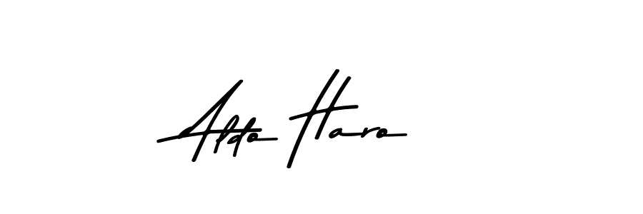 Make a beautiful signature design for name Aldo Haro. Use this online signature maker to create a handwritten signature for free. Aldo Haro signature style 9 images and pictures png