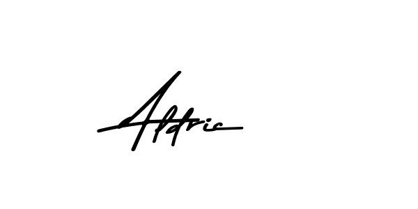 Use a signature maker to create a handwritten signature online. With this signature software, you can design (Asem Kandis PERSONAL USE) your own signature for name Aldric. Aldric signature style 9 images and pictures png