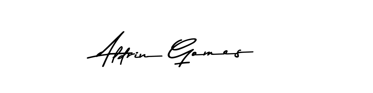 Make a beautiful signature design for name Aldrin Gomes. Use this online signature maker to create a handwritten signature for free. Aldrin Gomes signature style 9 images and pictures png