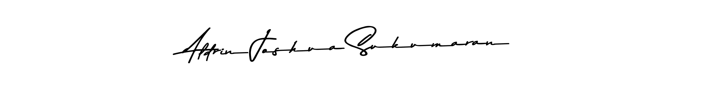 Create a beautiful signature design for name Aldrin Joshua Sukumaran. With this signature (Asem Kandis PERSONAL USE) fonts, you can make a handwritten signature for free. Aldrin Joshua Sukumaran signature style 9 images and pictures png