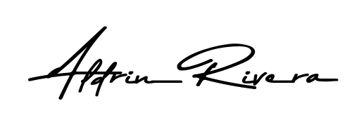 Similarly Asem Kandis PERSONAL USE is the best handwritten signature design. Signature creator online. You can use it as an online autograph creator for name Aldrin Rivera. Aldrin Rivera signature style 9 images and pictures png