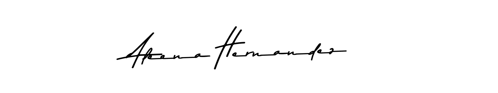 Make a beautiful signature design for name Aleena Hernandez. With this signature (Asem Kandis PERSONAL USE) style, you can create a handwritten signature for free. Aleena Hernandez signature style 9 images and pictures png