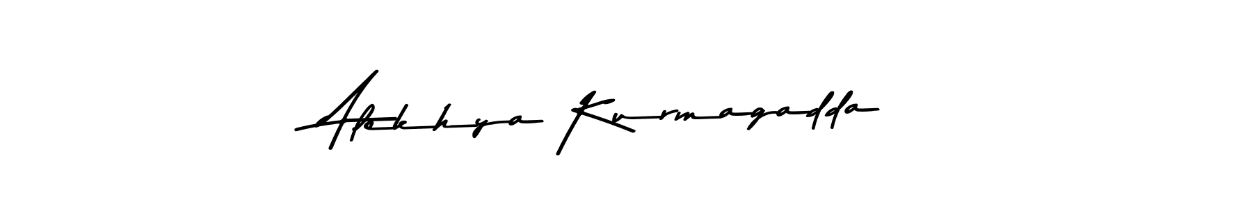 Also You can easily find your signature by using the search form. We will create Alekhya Kurmagadda name handwritten signature images for you free of cost using Asem Kandis PERSONAL USE sign style. Alekhya Kurmagadda signature style 9 images and pictures png