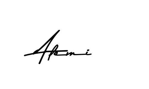 Make a beautiful signature design for name Alemi. With this signature (Asem Kandis PERSONAL USE) style, you can create a handwritten signature for free. Alemi signature style 9 images and pictures png