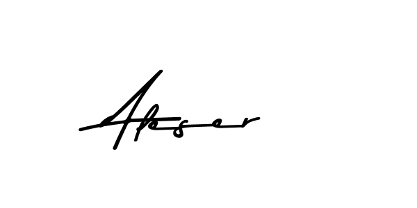 How to make Aleser signature? Asem Kandis PERSONAL USE is a professional autograph style. Create handwritten signature for Aleser name. Aleser signature style 9 images and pictures png