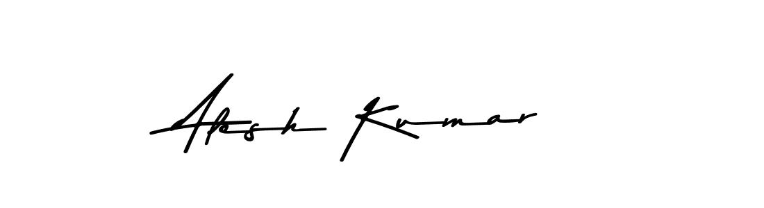 This is the best signature style for the Alesh Kumar name. Also you like these signature font (Asem Kandis PERSONAL USE). Mix name signature. Alesh Kumar signature style 9 images and pictures png