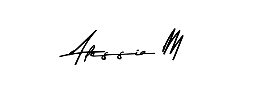 if you are searching for the best signature style for your name Alessia M. so please give up your signature search. here we have designed multiple signature styles  using Asem Kandis PERSONAL USE. Alessia M signature style 9 images and pictures png