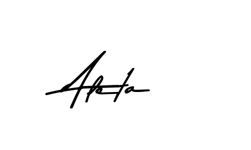 Asem Kandis PERSONAL USE is a professional signature style that is perfect for those who want to add a touch of class to their signature. It is also a great choice for those who want to make their signature more unique. Get Aleta name to fancy signature for free. Aleta signature style 9 images and pictures png