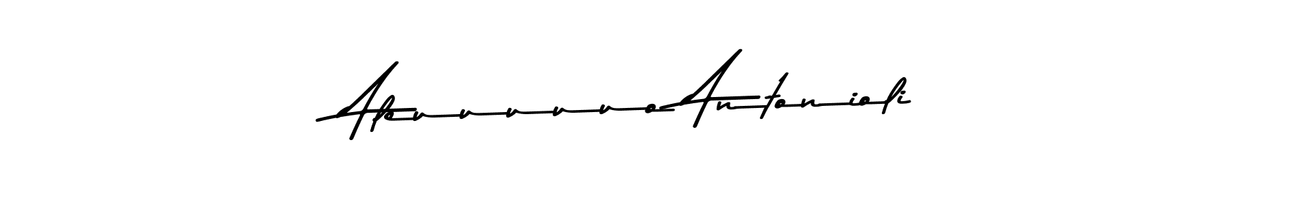 Make a beautiful signature design for name Aleuuuuuo Antonioli. With this signature (Asem Kandis PERSONAL USE) style, you can create a handwritten signature for free. Aleuuuuuo Antonioli signature style 9 images and pictures png