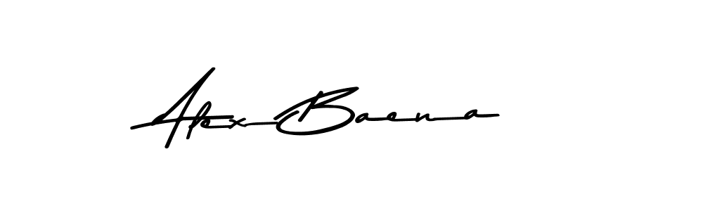 Design your own signature with our free online signature maker. With this signature software, you can create a handwritten (Asem Kandis PERSONAL USE) signature for name Alex Baena. Alex Baena signature style 9 images and pictures png