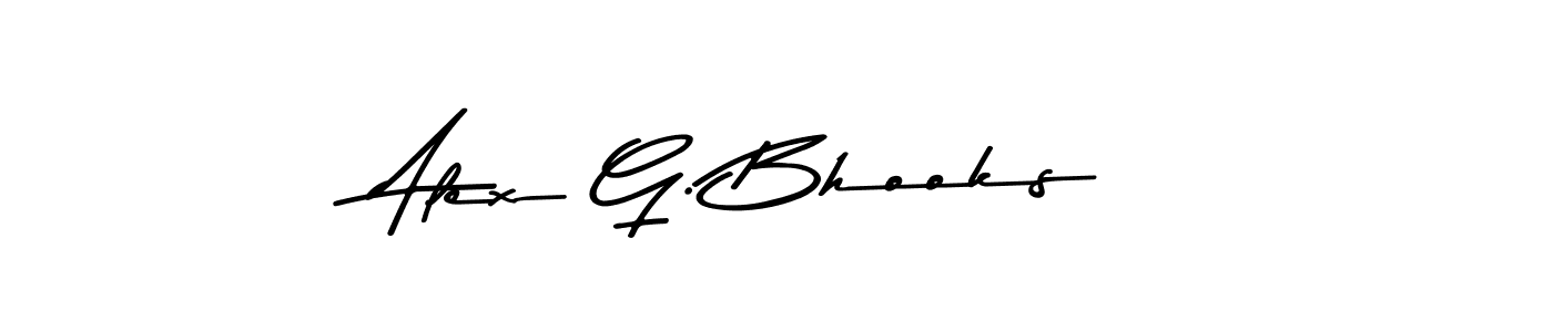 Make a beautiful signature design for name Alex G. Bhooks. With this signature (Asem Kandis PERSONAL USE) style, you can create a handwritten signature for free. Alex G. Bhooks signature style 9 images and pictures png