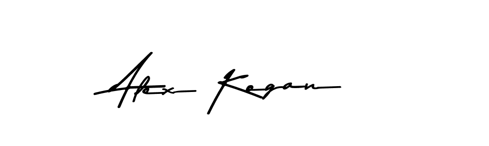 Use a signature maker to create a handwritten signature online. With this signature software, you can design (Asem Kandis PERSONAL USE) your own signature for name Alex Kogan. Alex Kogan signature style 9 images and pictures png