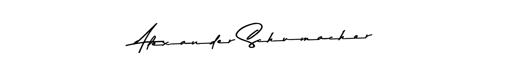 Make a beautiful signature design for name Alexander Schumacher. With this signature (Asem Kandis PERSONAL USE) style, you can create a handwritten signature for free. Alexander Schumacher signature style 9 images and pictures png