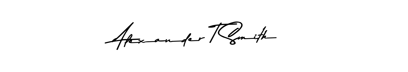 The best way (Asem Kandis PERSONAL USE) to make a short signature is to pick only two or three words in your name. The name Alexander T Smith include a total of six letters. For converting this name. Alexander T Smith signature style 9 images and pictures png