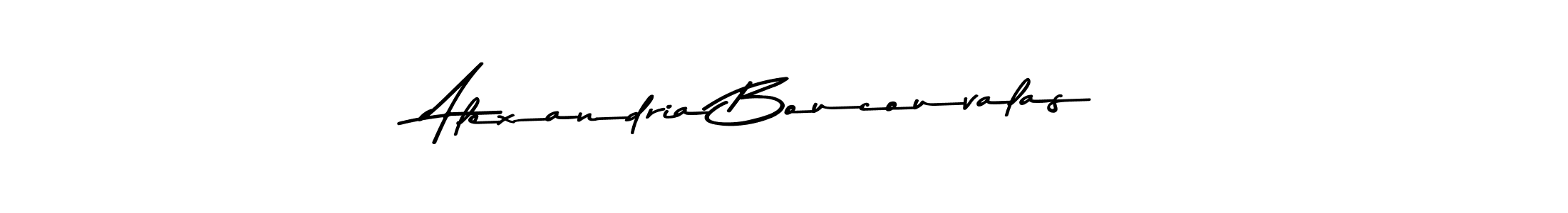 Asem Kandis PERSONAL USE is a professional signature style that is perfect for those who want to add a touch of class to their signature. It is also a great choice for those who want to make their signature more unique. Get Alexandria Boucouvalas name to fancy signature for free. Alexandria Boucouvalas signature style 9 images and pictures png