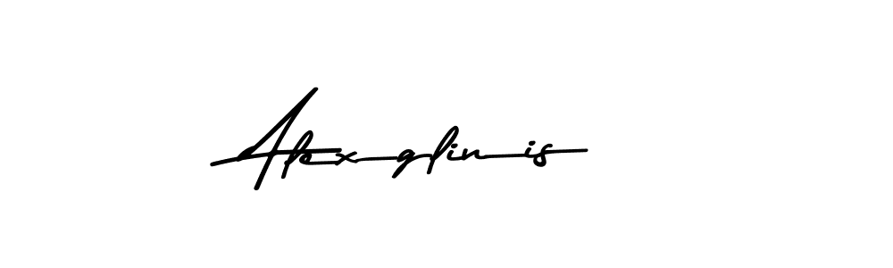 How to make Alexglinis signature? Asem Kandis PERSONAL USE is a professional autograph style. Create handwritten signature for Alexglinis name. Alexglinis signature style 9 images and pictures png