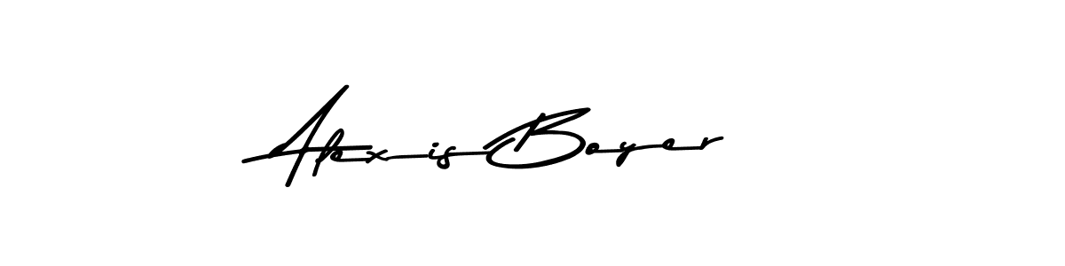 Create a beautiful signature design for name Alexis Boyer. With this signature (Asem Kandis PERSONAL USE) fonts, you can make a handwritten signature for free. Alexis Boyer signature style 9 images and pictures png