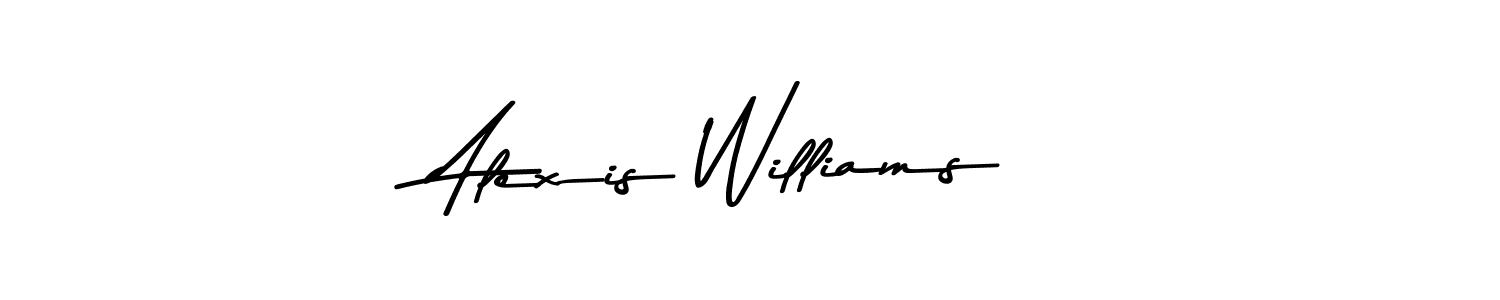 Also we have Alexis Williams name is the best signature style. Create professional handwritten signature collection using Asem Kandis PERSONAL USE autograph style. Alexis Williams signature style 9 images and pictures png