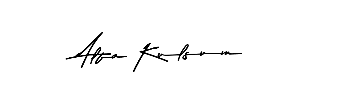 This is the best signature style for the Alfa Kulsum name. Also you like these signature font (Asem Kandis PERSONAL USE). Mix name signature. Alfa Kulsum signature style 9 images and pictures png