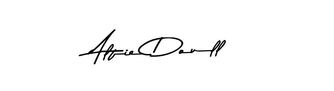 if you are searching for the best signature style for your name Alfie Doull. so please give up your signature search. here we have designed multiple signature styles  using Asem Kandis PERSONAL USE. Alfie Doull signature style 9 images and pictures png