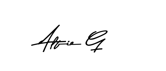 Similarly Asem Kandis PERSONAL USE is the best handwritten signature design. Signature creator online .You can use it as an online autograph creator for name Alfie G. Alfie G signature style 9 images and pictures png