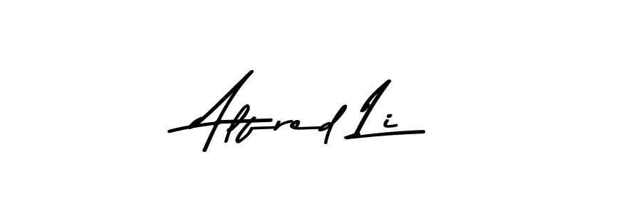 Design your own signature with our free online signature maker. With this signature software, you can create a handwritten (Asem Kandis PERSONAL USE) signature for name Alfred Li. Alfred Li signature style 9 images and pictures png